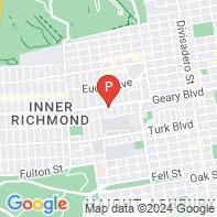 View Map of 3109 Geary Blvd.,San Francisco,CA,94118